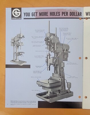 Cincinnati Bickford G&L Catalog General Purpose Drilling Machines Catalog U-40