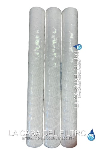 Filtro acqua FA sedimenti filo avvolto 10"20" big blue depuratore acqua filo - Foto 2 di 11