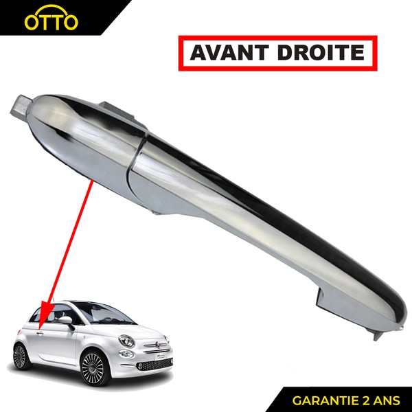 TüRgriff Vorne Rechts Nuckel FüR Fiat 500 735485874 735592014 735715011-image