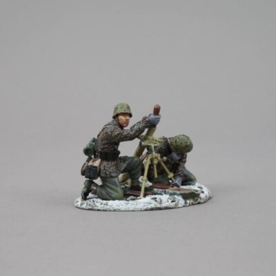 Thomas Gunn 133B, German Heer, 5cm Mortar Winter Team, 1:30