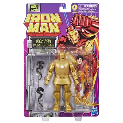 MARVEL COMICS Figur Iron Man Modell 01-Gold Figur Iron Man Modell 1 Golden
