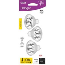 FEIT ELECTRIC 3-Pack MR16 GU5.3 12-Volt Bi-Pin Base Dimmable Light Bulb 2800K