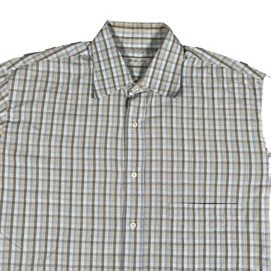 Camisas de vestir clásicas para hombre Loro Piana a cuadros