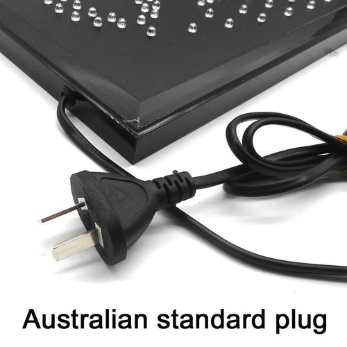 Large LED Cafe Sign Flashing Size 48x25CM Business Board Electric Shop Open Will - Picture 3 of 5
