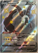 Pokemon - Dubwool V - SV120/SV122 - Shining Fates - Shiny