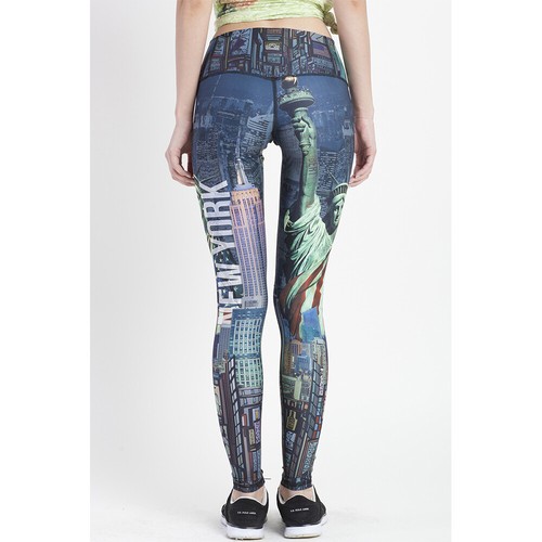 Women's Premium Comfort Unique Print Design Ultra Soft Yoga Pants Leggings - Picture 75 of 228