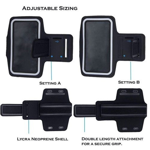 For iPhone 15 Pro Max/Plus - Running Armband Sports Gym Workout Case Cover Band - 第 5/6 張圖片