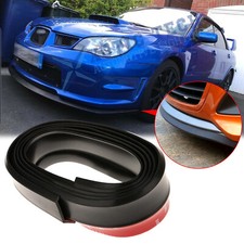 100 Foam Pu Front Bumper Lip Kit Splitter Chin Spoiler Valance Universal Black