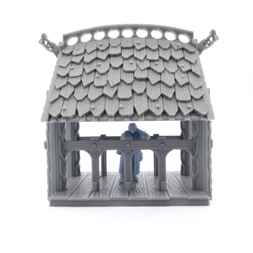 Viking Lychgate Village Gate for D&D 3D printed scenery tabletop terrain QP3D - Picture 3 of 8
