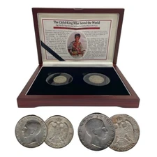 Child King: Yugoslavia’s Peter II 2 Silver Coins 20 & 50 Dinara ED