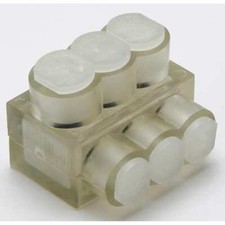 Burndy BIBS4-3, Aluminum, 14 AWG/4 AWG Str, Multi-Tap Connector, 1 pc