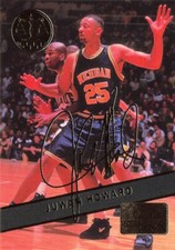 Juwan Howard Signature Rookies Gold Standard 1994-95 Basketball Card #GS9