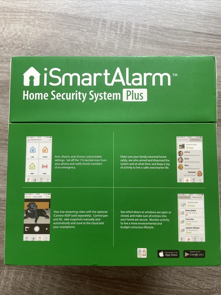 ISmart Alarm Smart Home Security System Plus, New Sealed - Image 2 of 4