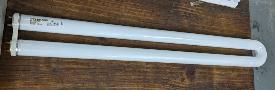 New 15Pack Sylvania 21878 FBO31/835 - 31W T8 U-Bent Fluorescent Bulb, 3500K - Image 4 of 4