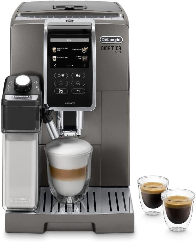 De'Longhi Dinamica Plus Connected Espresso & Coffee Machine ECAM37095TI See Desc