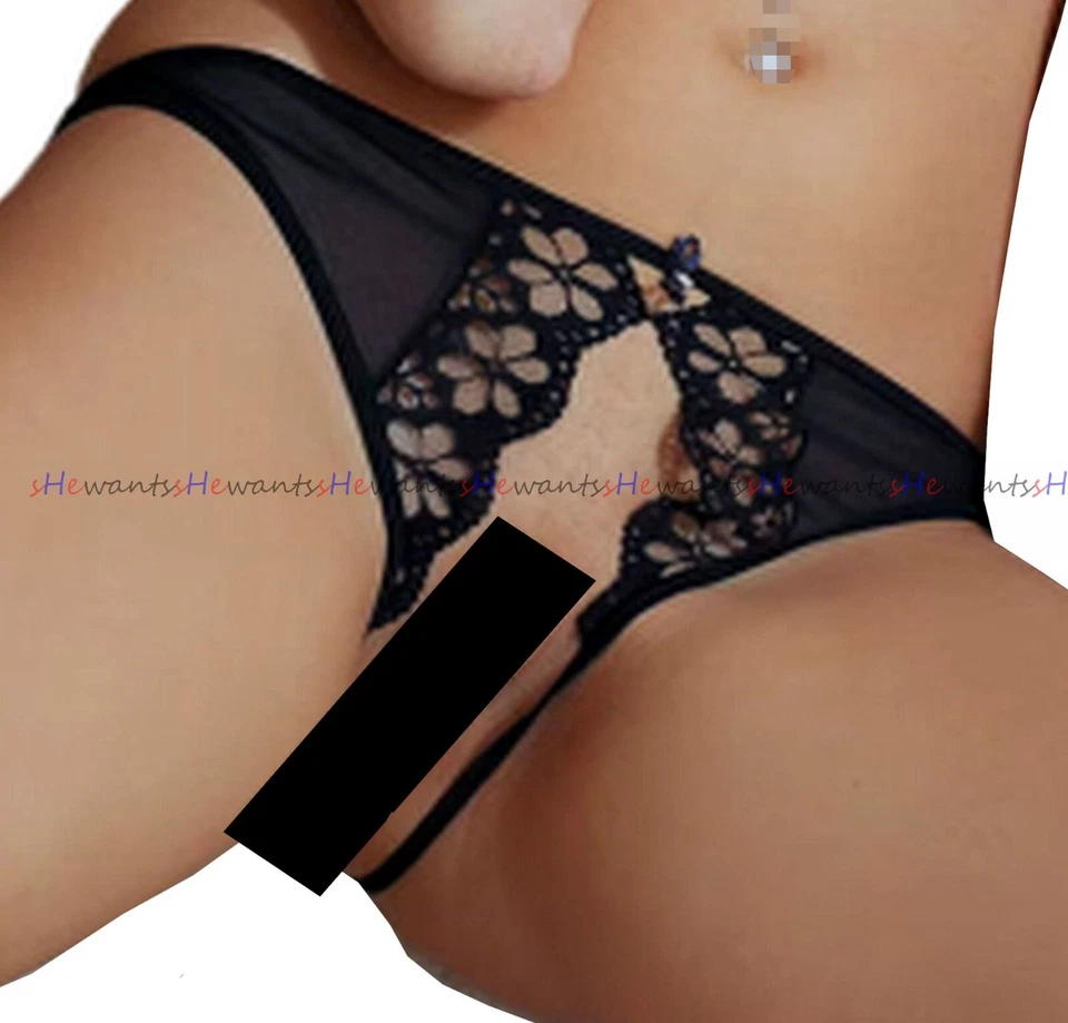 Tanga XXX offen String Hipster Höschen Porno sexy ouvert geil Slip Dessous open - Bild 3 von 4