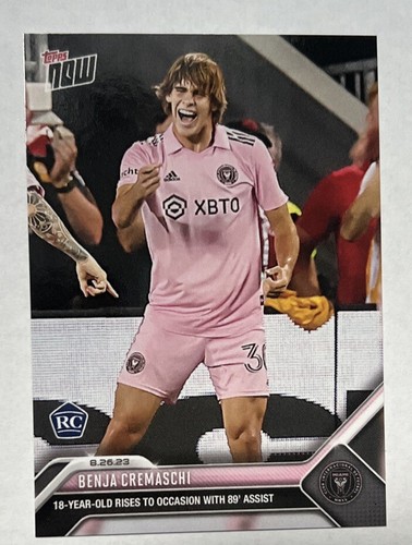 Benja Cremaschi - 2023 MLS TOPPS NOW® Card 182 - PR: 1801