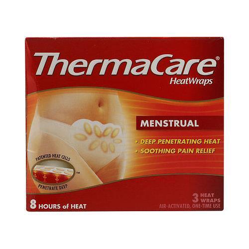 Thermacare Therapeutic Heat Wraps Menstrual Cramp Relief 3 Each - Picture 1 of 1