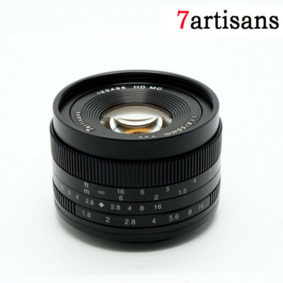 7artisans 50mm F1.8 Prime Large Aperture Lens for Fujifilm Fuji X X-T3 T4 E2 H1