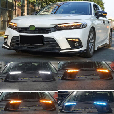 Led DRL Fog Light Day Running Light Streamer 2P For Honda Civic 11th 2022-2023 M