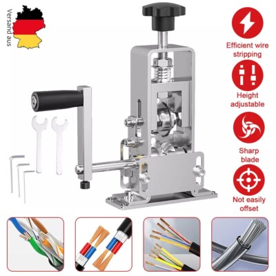 Wire Stripper Manual Tool 1.5-25mm Cable Peeler for Copper Recycling Machine