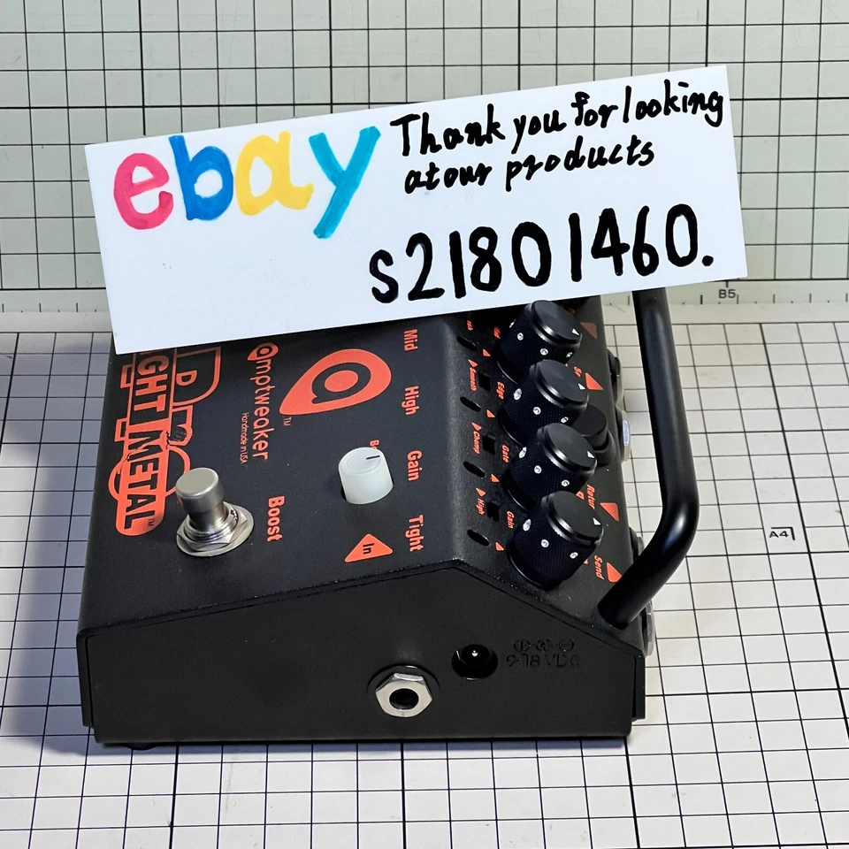 Amptweaker Tight Metal Pro High-Gain Distortion Effects Pedal Near Mint - Image 3 of 4