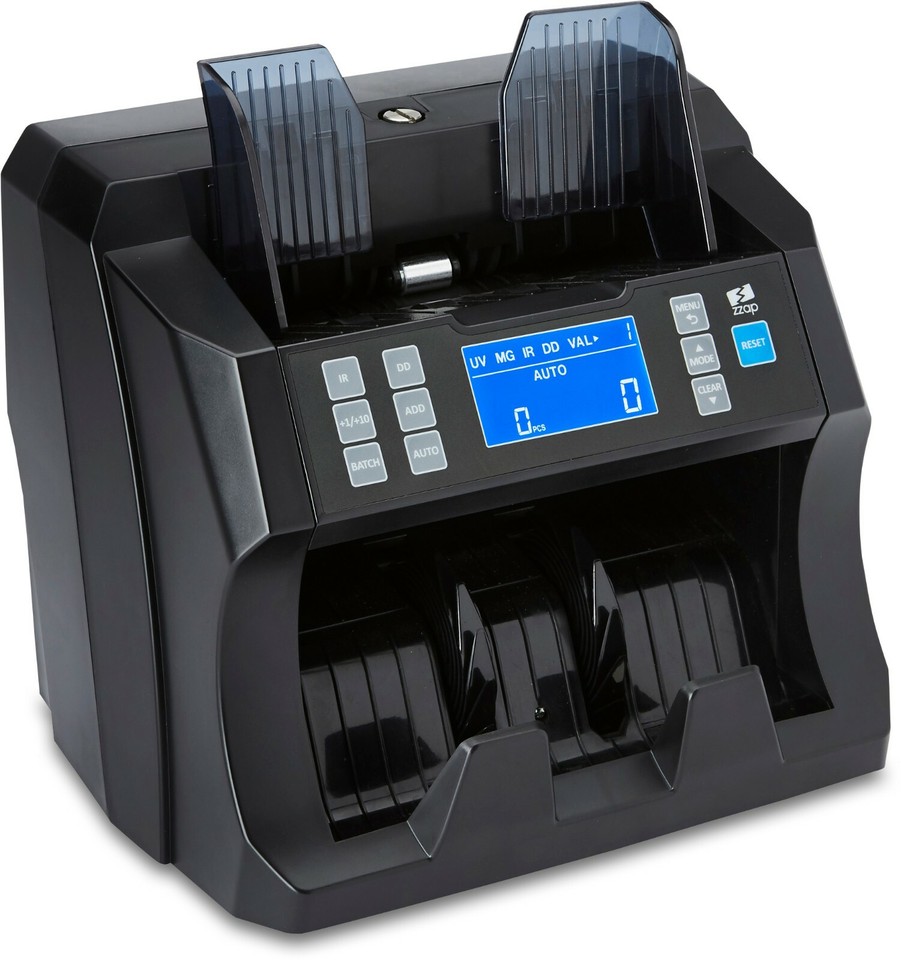 Money Counter The ZZap NC20 Banknote Counter &amp; Counterfeit Detector - Counts 1000 Banknotes Per Minute, Batch Counting, 4-fold Counterfeit Detection And More Money Counting Machine
