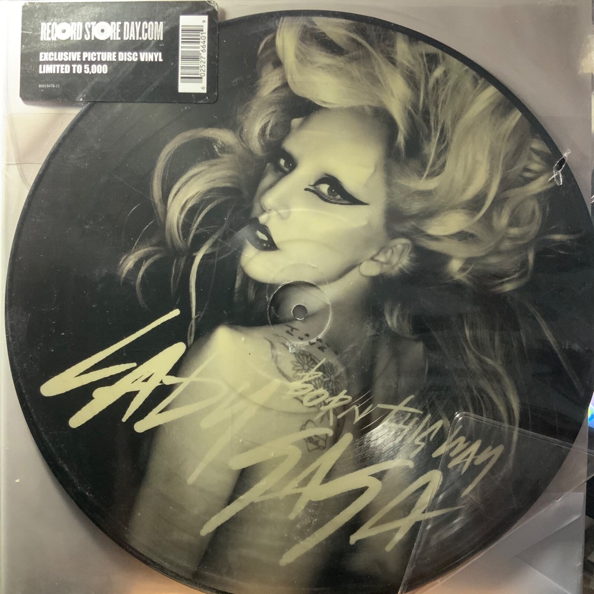 Lady Gaga Born This Way サイン入り缶ケース LADY GAGA-BORN THIS WAY-ORIGINAL 2011 INTERSCOPE RSD LIMITED