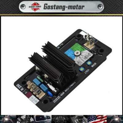 Automatic Voltage Regulator AVR Controls Module Card R250 For Leroy Somer