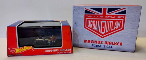 2019 Hot Wheels RLC Exclusive Magnus Walker Black Chrome Porsche 964 w/Figure