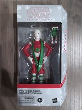 Star Wars  The Black Series Protocol Droid  Holiday Edition  New