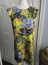 NWT NWD Ann Taylor Loft Tropicalia Jungle Animal Print Floral Shift Dress XS