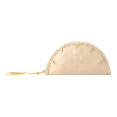 LOUIS VUITTON logo printed leather coin purse for men 6.3×0.79×3.9 in