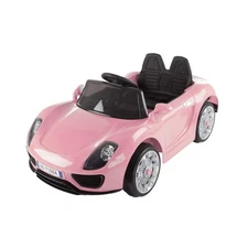 Lil’ Rider Pink Sports Kid's Ride-On Car with Remote & MP3