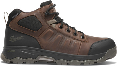 Danner Men's Wheat Ridge Brown/Olive Aluminum Toe Work Boots18501