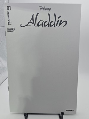 ALADDIN #1 BLANK SKETCH VARIANT COVER E 2026 jasmine jafar iago disney dynamite