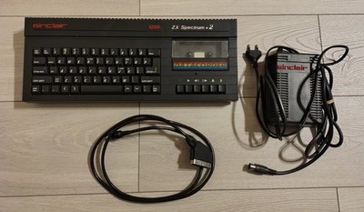 Black ZX Spectrum +2, power supply, RGB cable, nice and working condition