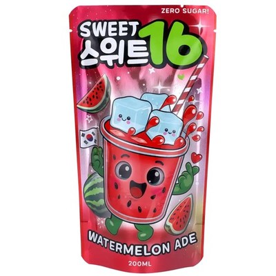 Sweet 16   Watermelon Ade Zero Sugar 200ml