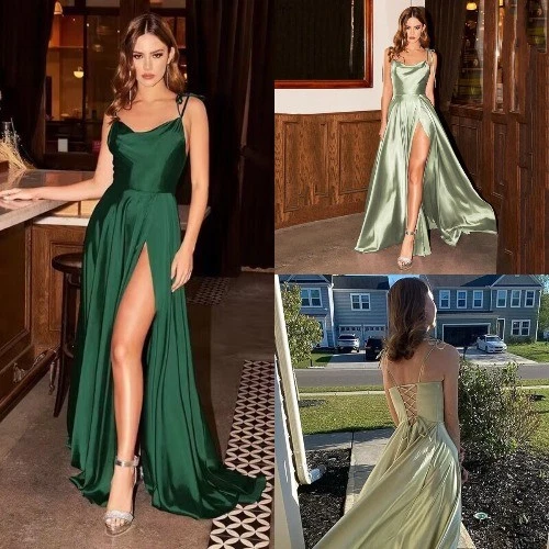 green emerald velvet dress Amarra 88871