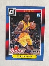2014-15 Panini Donruss The Rookies Press Proof Blue 10/99 Julius Randle #6