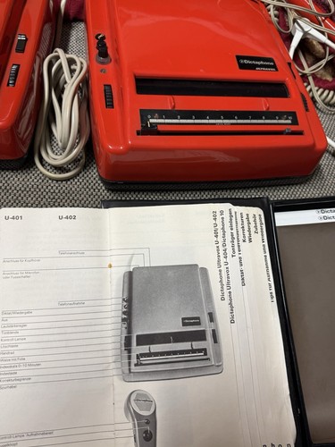Dictaphone Ultaphone Rarität Diktiergerät Phonograph Rarität U-401 und U-402 - Bild 2 von 12