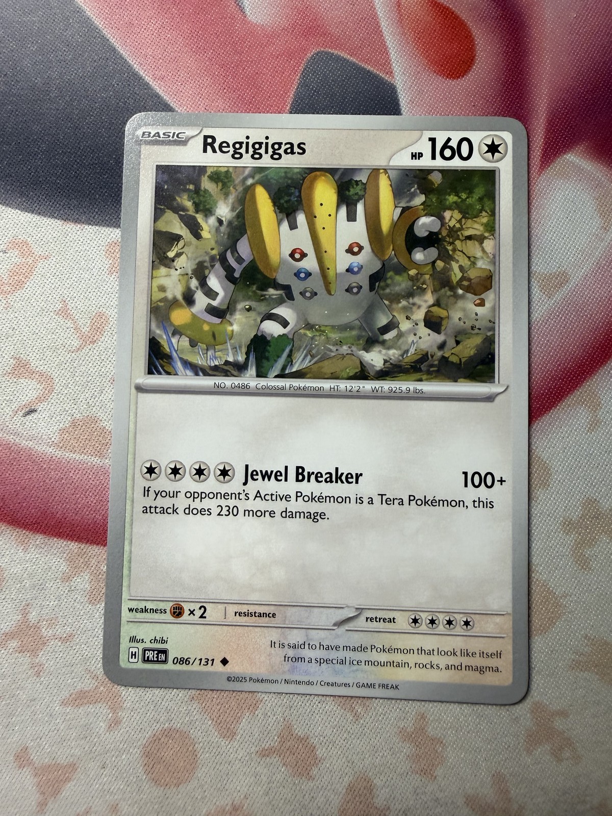 Regigigas Uncommon SV: Prismatic Evolutions 086/131 NM English Pokemon Card