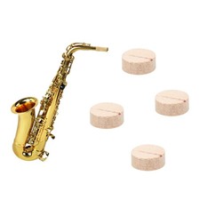Saxophone Cork Mat Brown Bamboo for Clarinet Oboe Musical Instrument Use