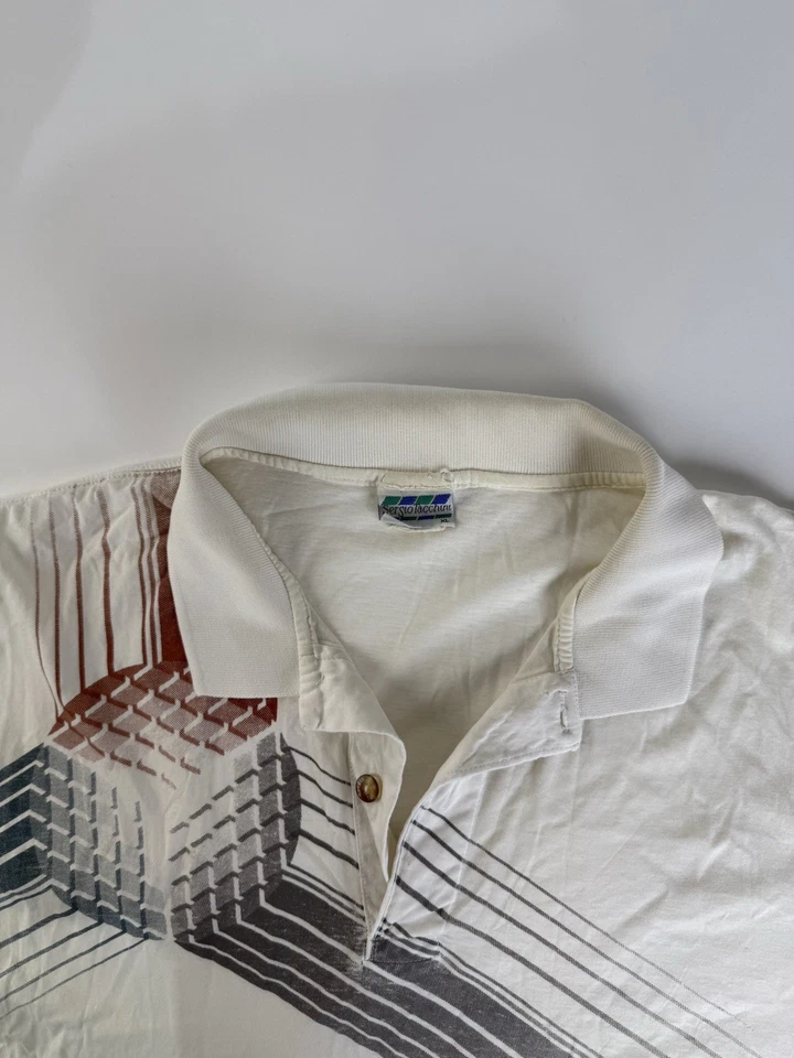 Polo Tenis Sergio Tacchini Vintage Años 90 Talla XL 1990 Foto 3 de 3