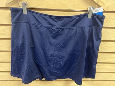NWT Lands End Swim Skirt Bottom Swimwear Navy Blue Size 16 NEW