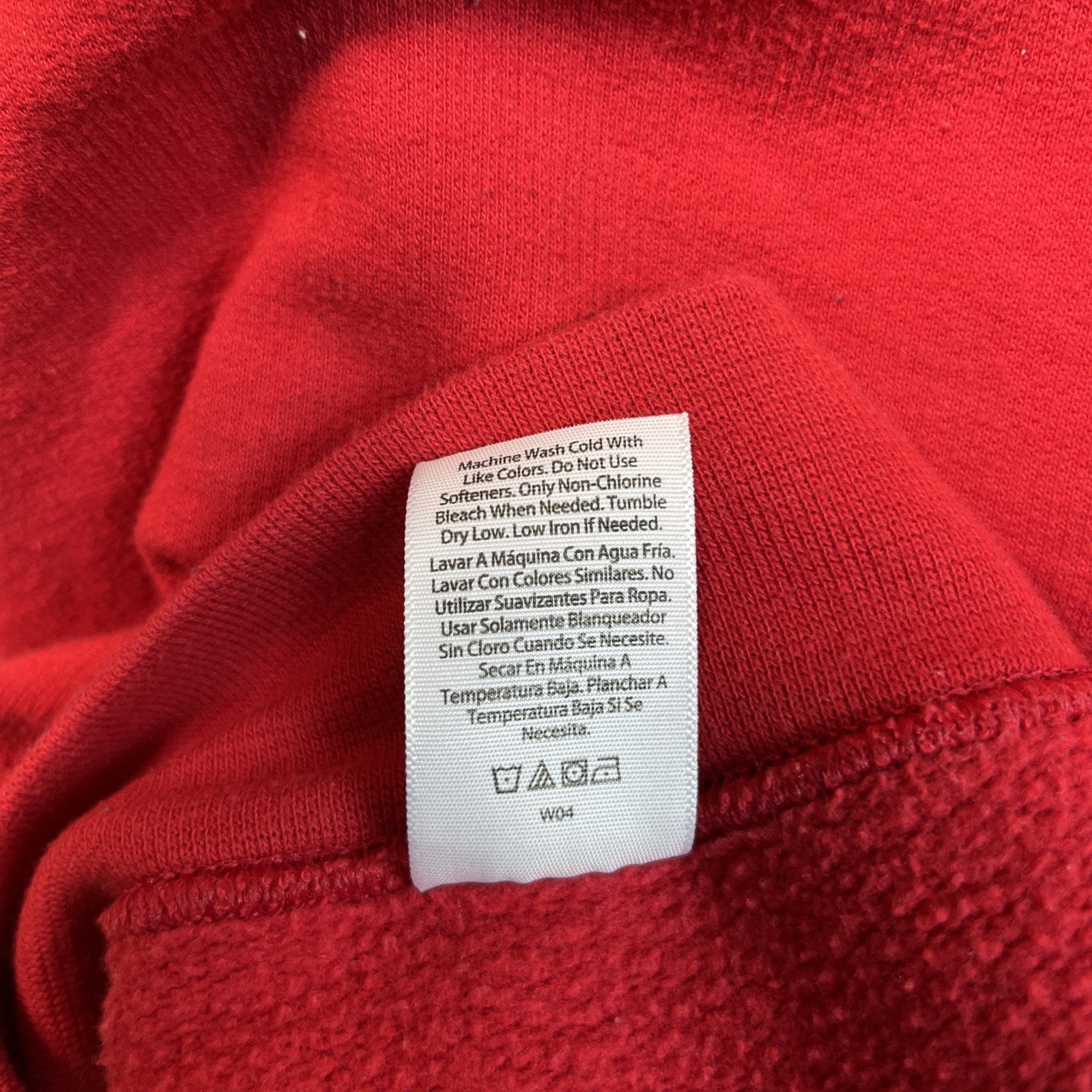 Unbranded Men’s Red Pull Over Basic Essential Zip… - image 7