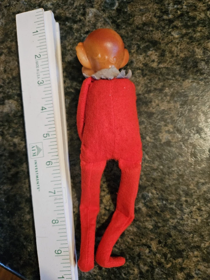 Lote De 2 Vintage Navidad Elfo Pixie Estante Cuidador Rodillera Japón Foto 4 de 4