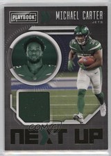 2021 Panini Playbook Next Up Jerseys Michael Carter #NXT-MCA 12fl