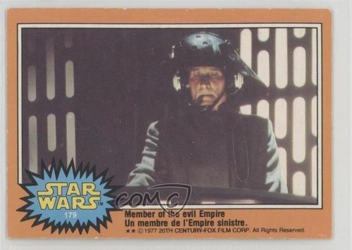 1977 OPC Star Wars #179 Member of the evil Empire — Raw