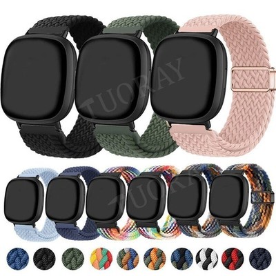 Armband Magnet Nylon Ersatzband Uhrenarmband Für Fitbit Sense 2/Versa 3/Versa 4